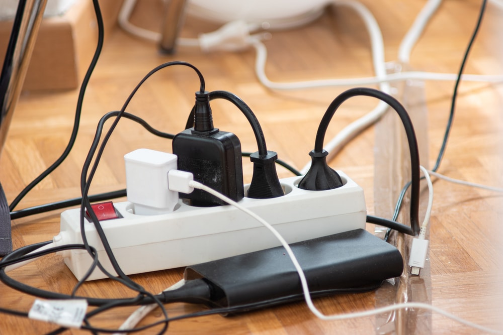 Extension Cord Plug Box Overloaded