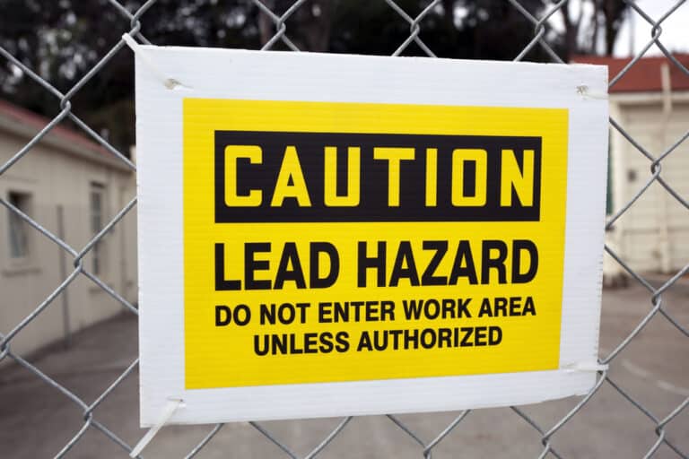 Lead Hazard and Awareness Sign