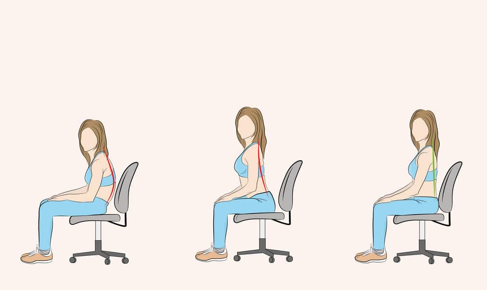 Posture Examples Sitting in Chair
