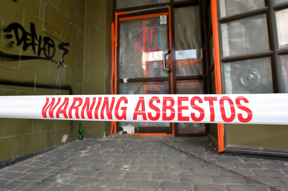 Work Area Containing Asbestos